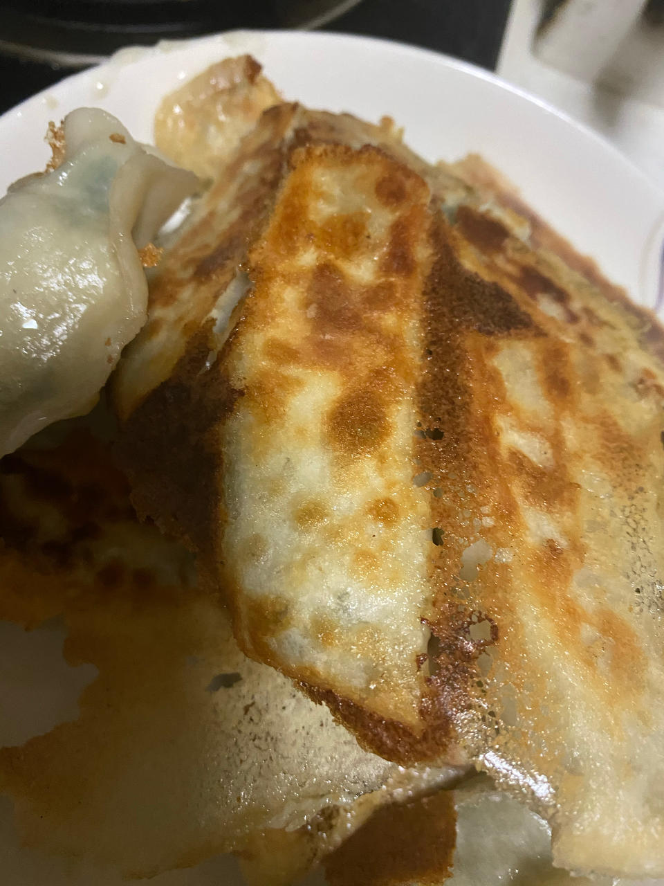 北方春日尝鲜必做，荠菜鲜肉锅贴