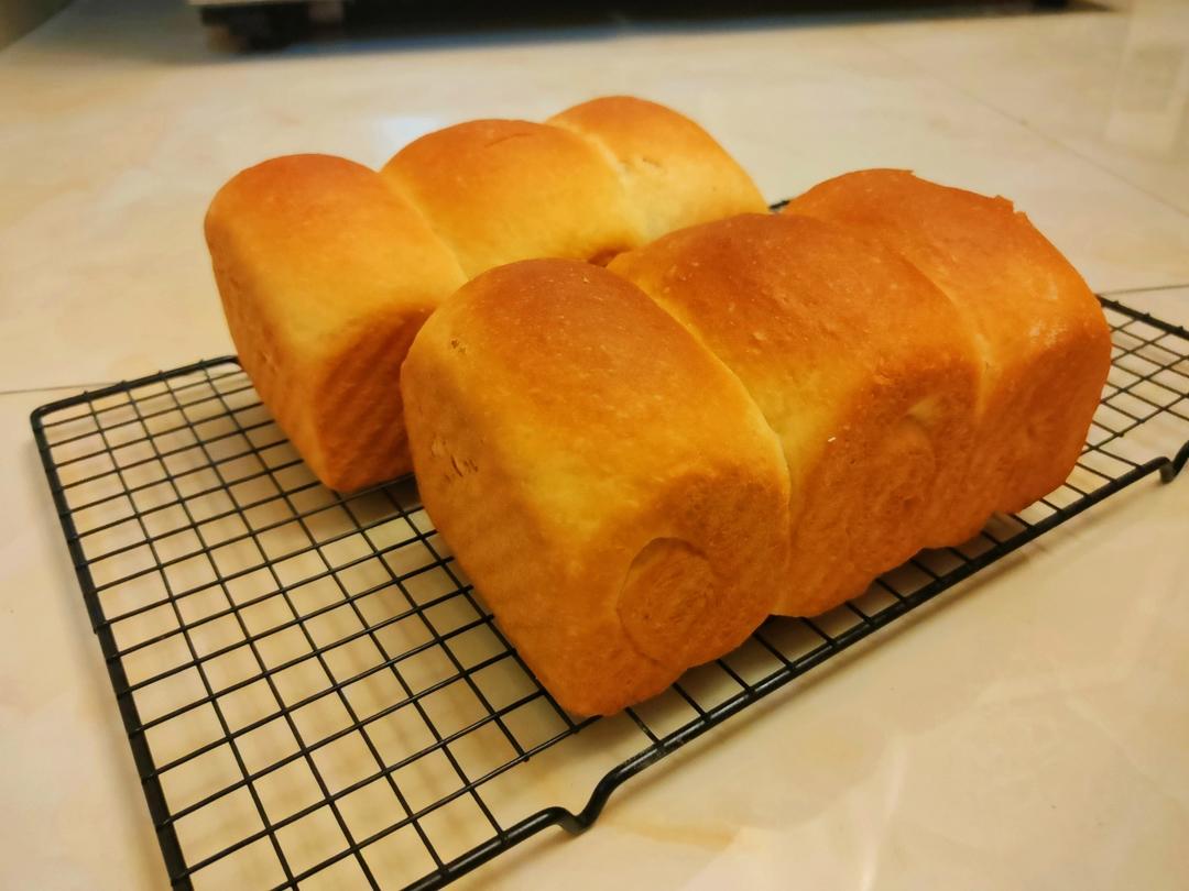 面包机做奶香手撕吐司