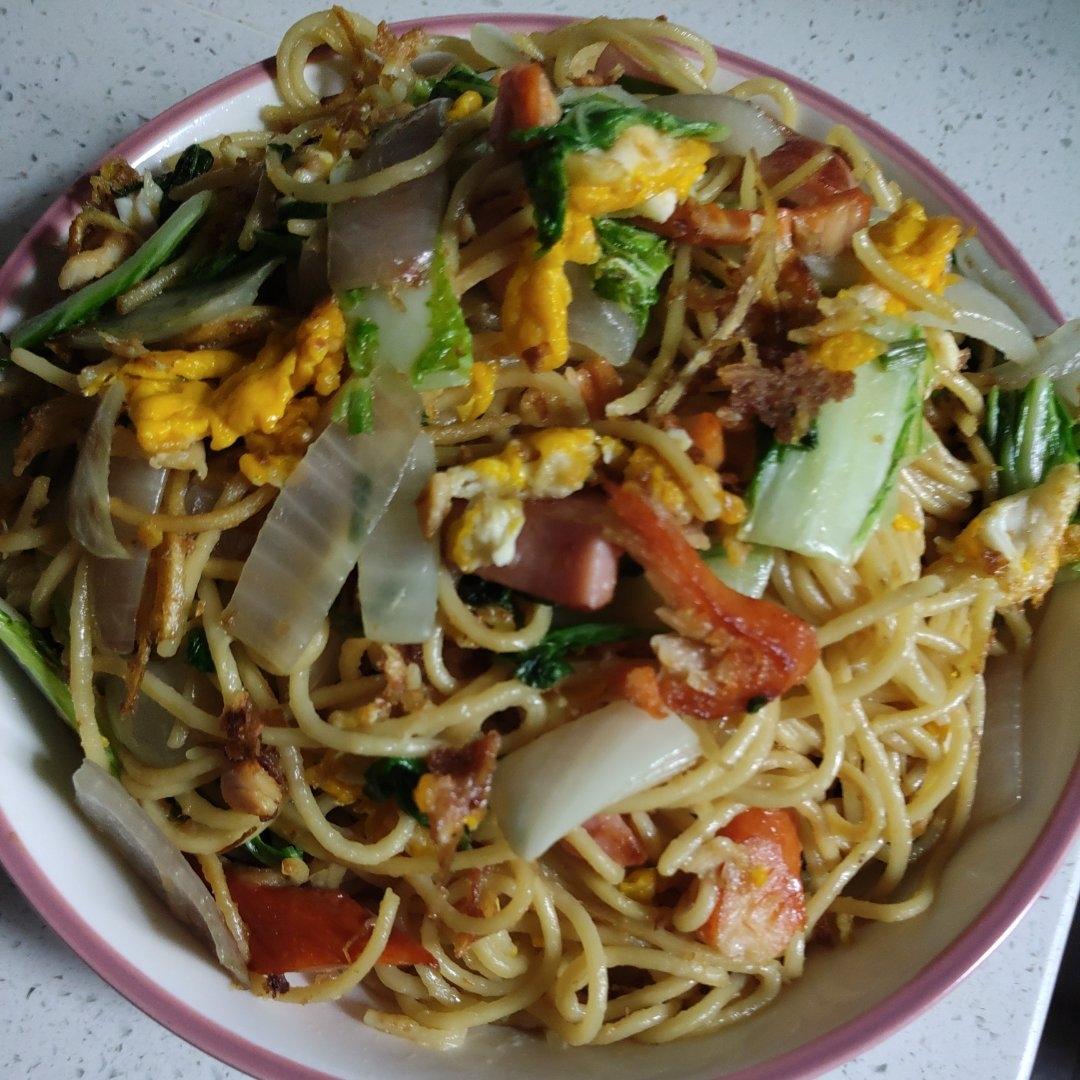 快手意大利面炒面
