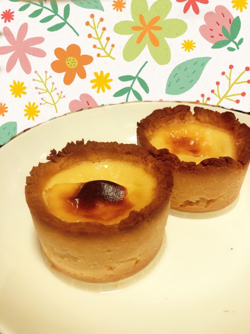 小狐狸丫丫做的cuptart曲奇杯子蛋挞无奶油