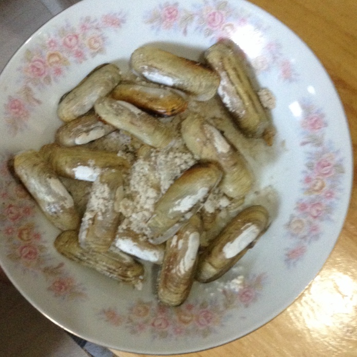 盐焗蛏子