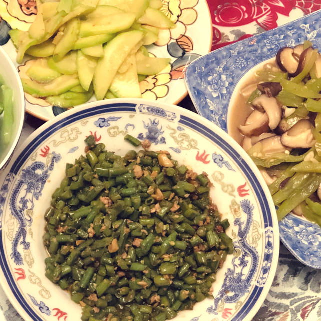 东北菜-碎豆角炒肉