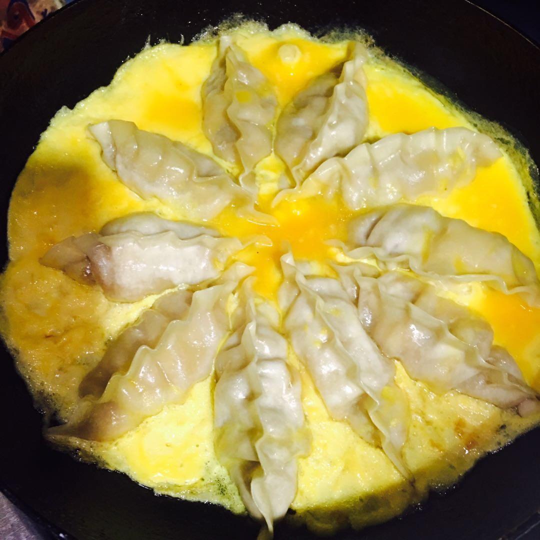 懒人快手抱蛋煎饺