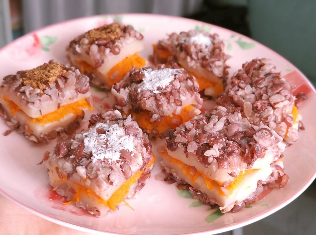 麻薯红豆软欧糕-简单粗粮糯米糕