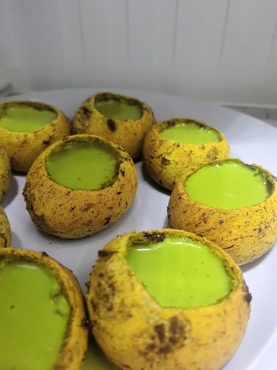 居然比原味还好吃抹茶麻薯布丁，拒绝踩雷