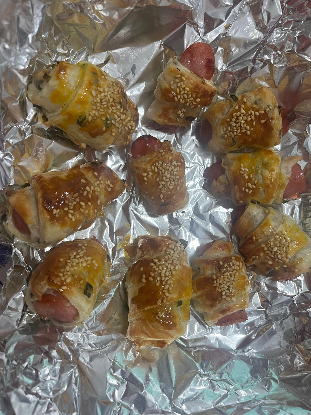 快手早餐：手抓饼变可颂面包（空气炸锅）