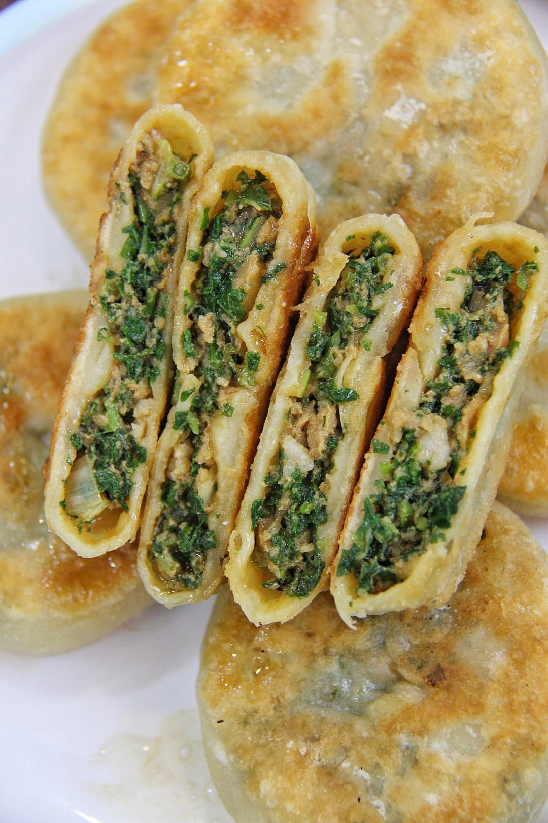 红糖栗蓉宫廷小窝头｜猪肉薄荷馅饼