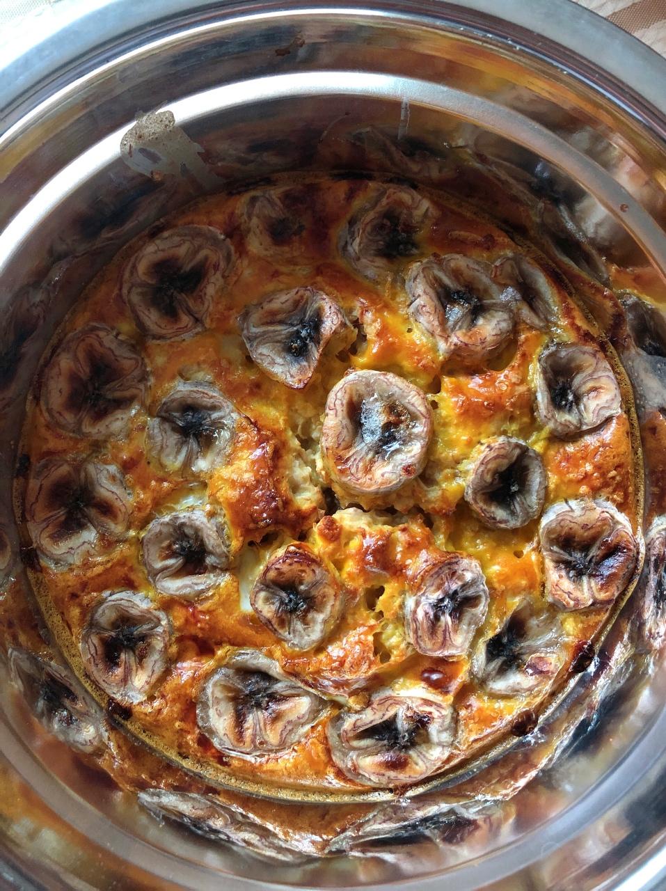 减脂早餐-燕麦烤香蕉