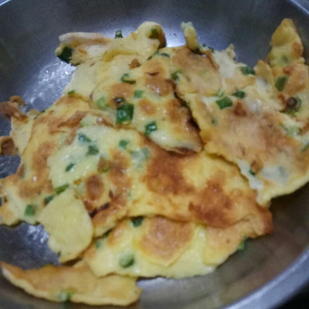 葱花鸡蛋饼（糯米粉版）
