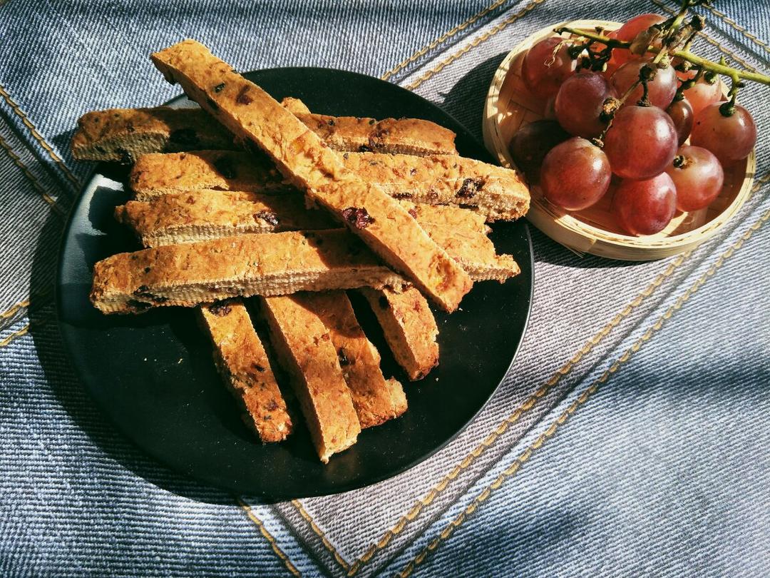 【健康零食】香蕉燕麦意式脆饼