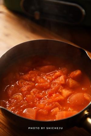 下雪夜，你需要温暖的--番茄牛尾骨汤的做法 步骤8