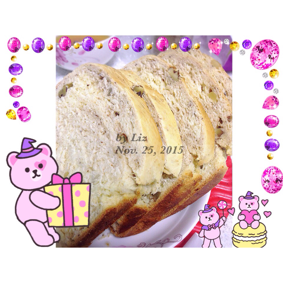 无油无糖全麦果干面包