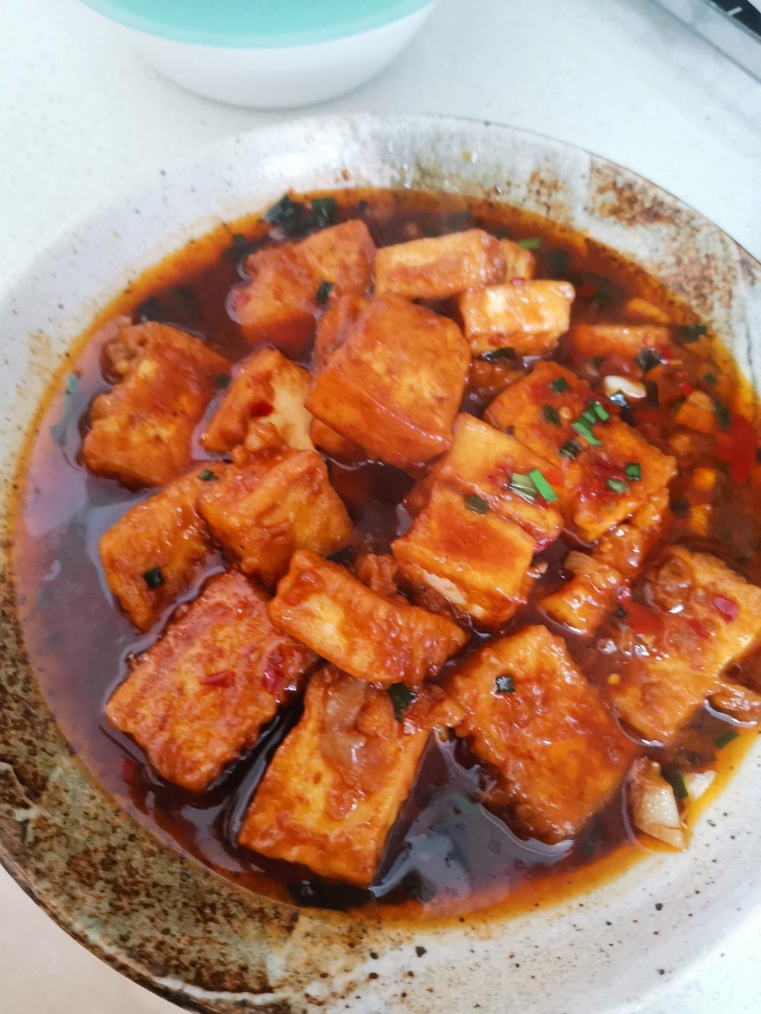 老豆腐这样做，比肉好多太多咯