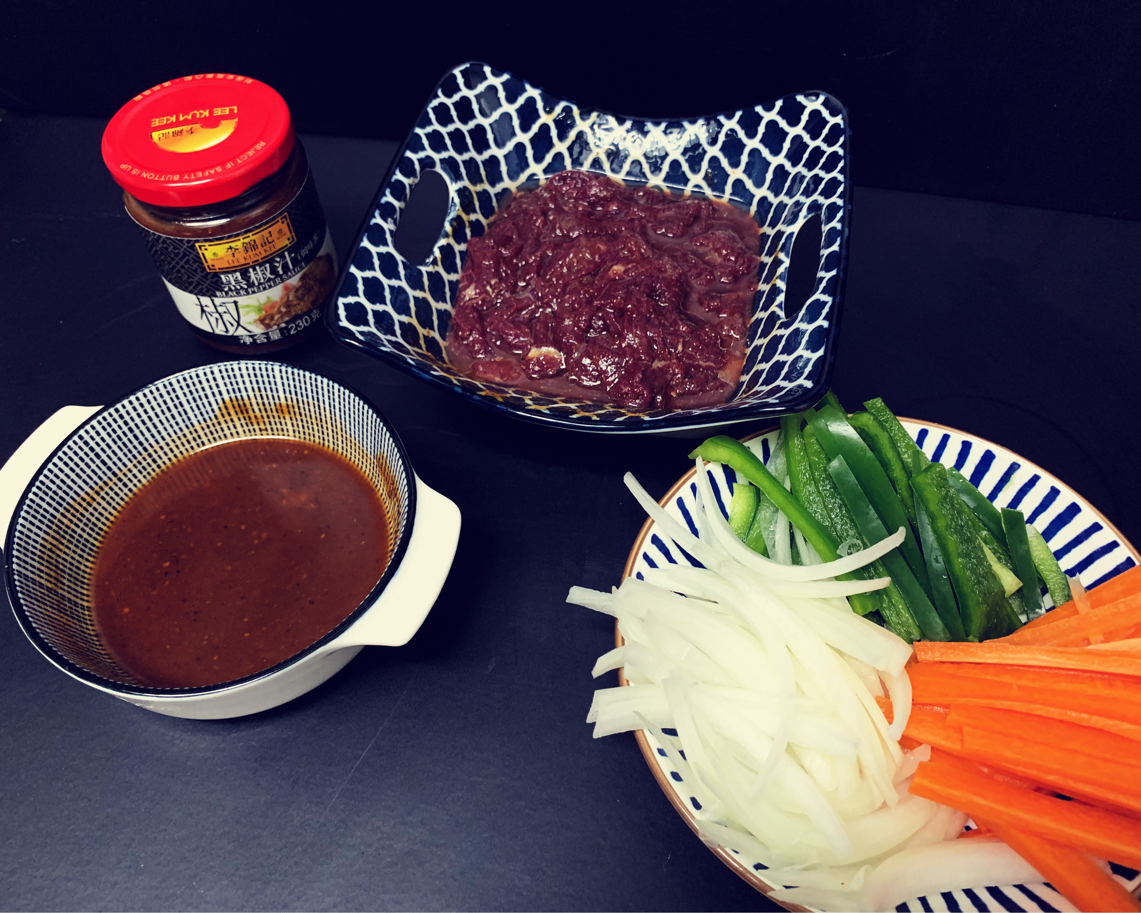 黑椒牛肉的做法 步骤1