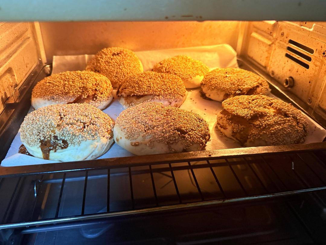 老北京麻酱烧饼 酥香可口 层次分明 附细节视频详解