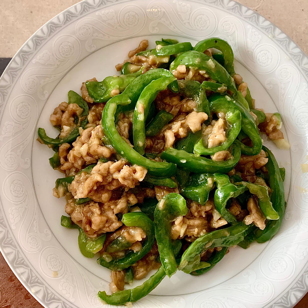 ‼️好吃到舔盘的青椒肉丝盖浇饭