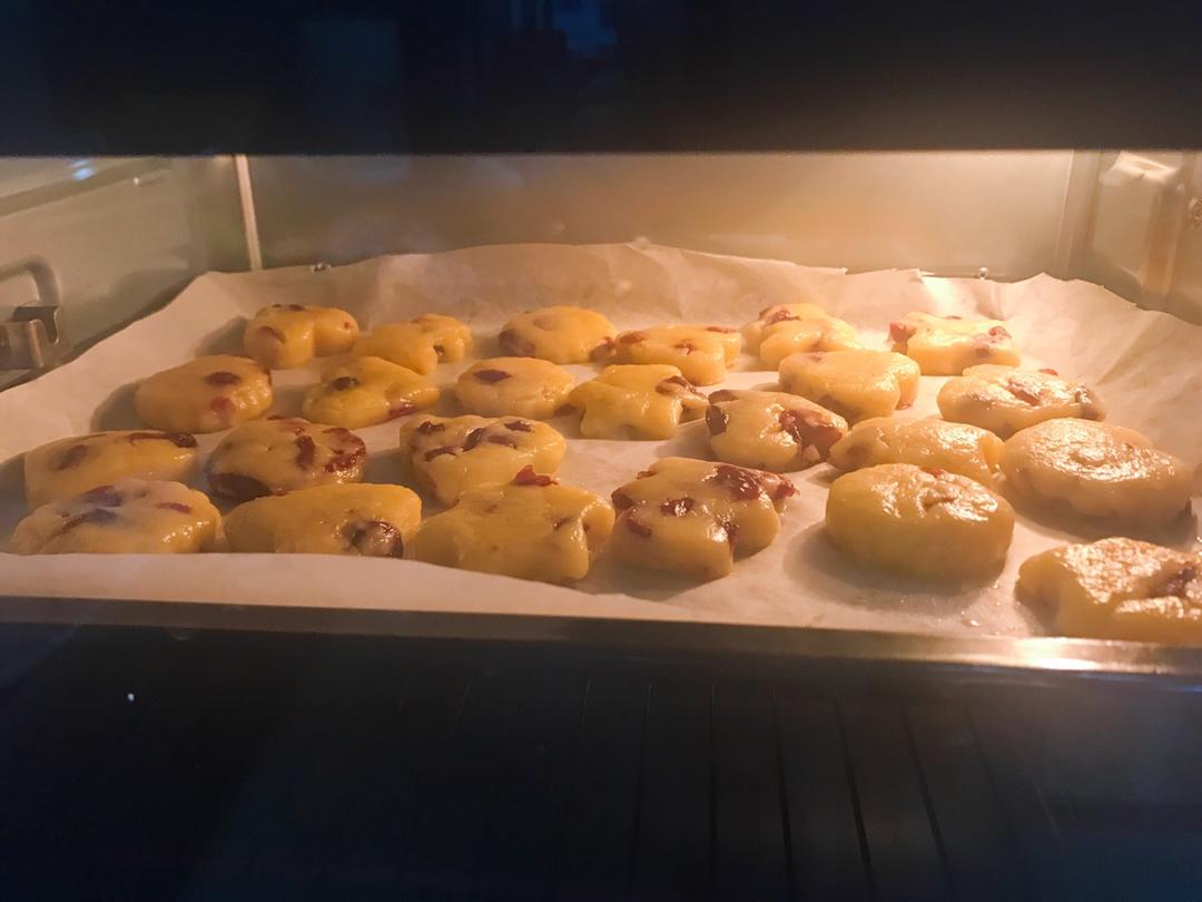 低糖少油版蔓越莓饼干