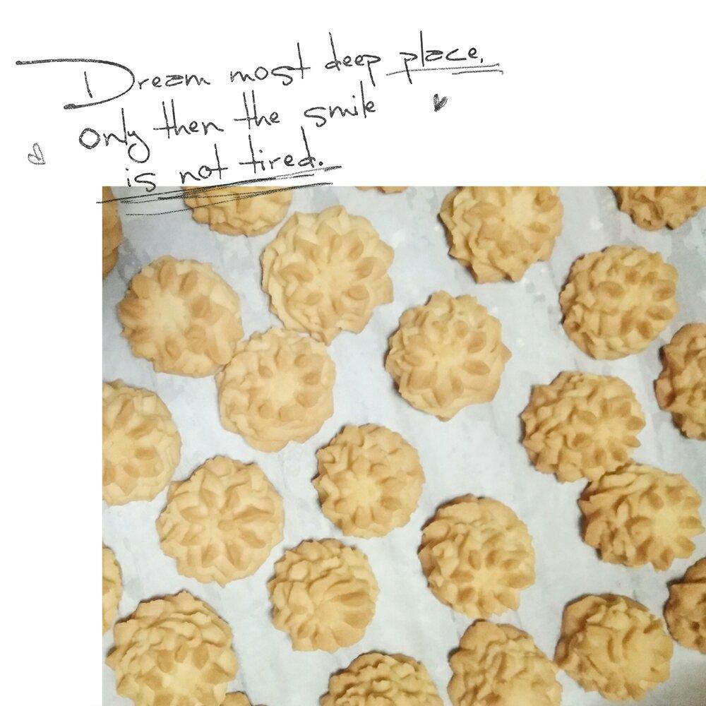 (珍妮曲奇+网红曲奇)咖啡小花配方/烘焙视频饼干篇2