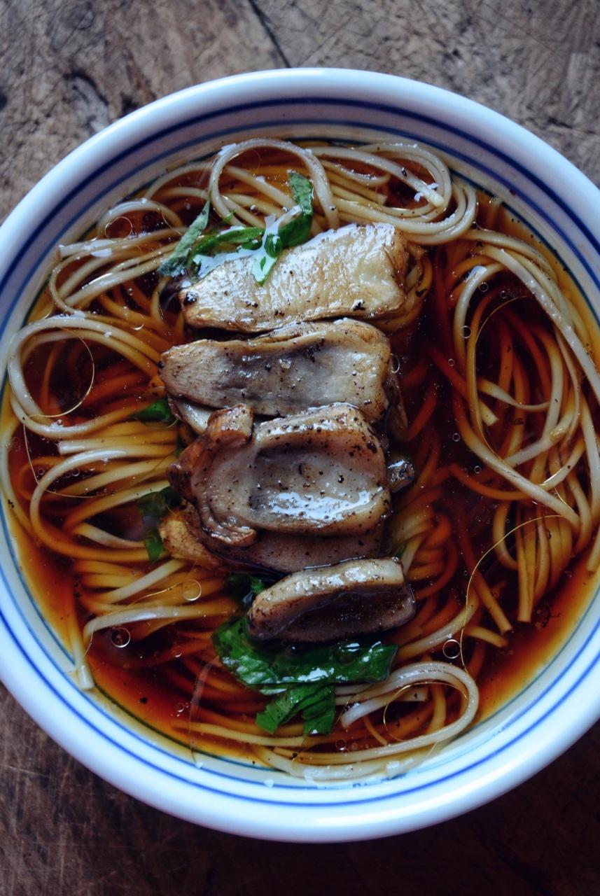 ellen私厨做的【松茸鲜汤面】