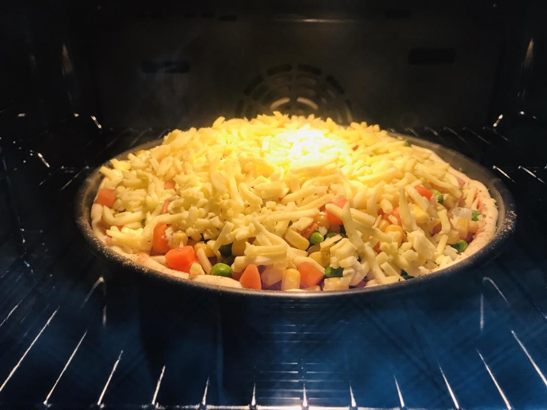 9寸家庭田园披萨【北鼎烤箱食谱】