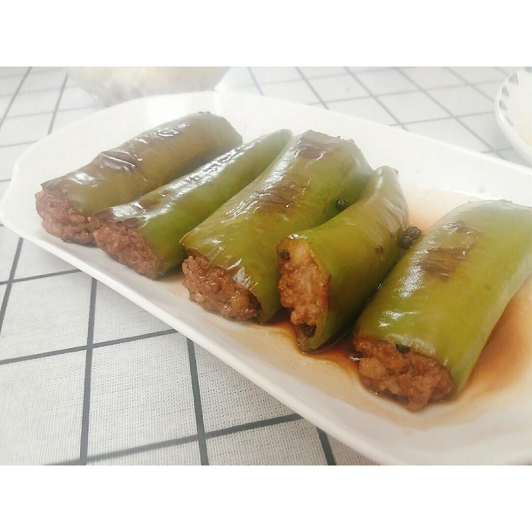 下饭菜肴--青椒酿肉