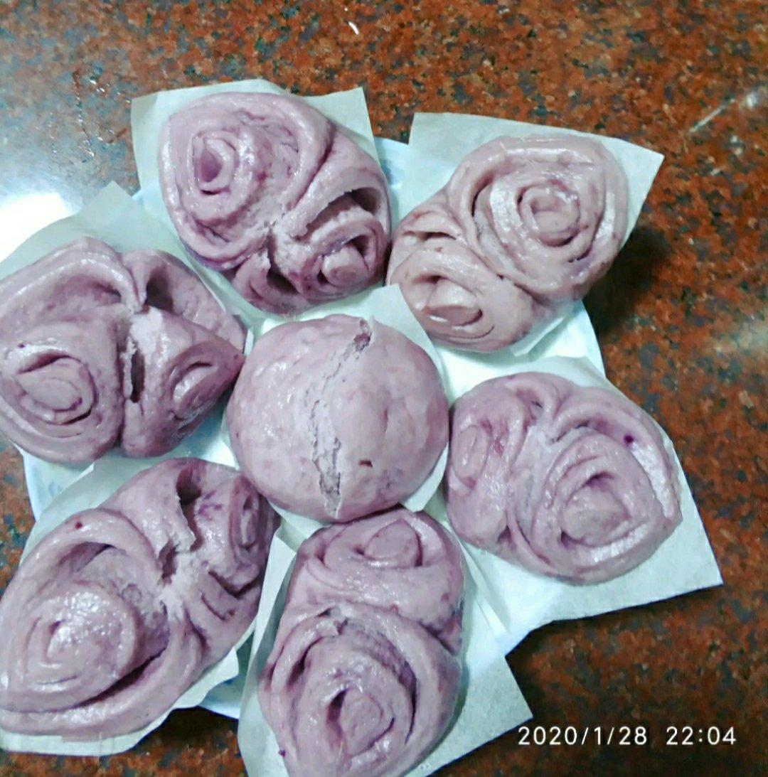 南瓜花卷馒头