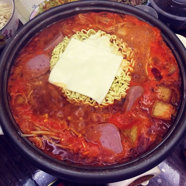 韩式芝士部队锅