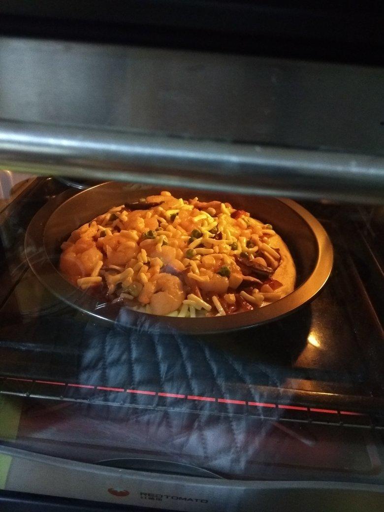 原香烧烤鸡肉比萨