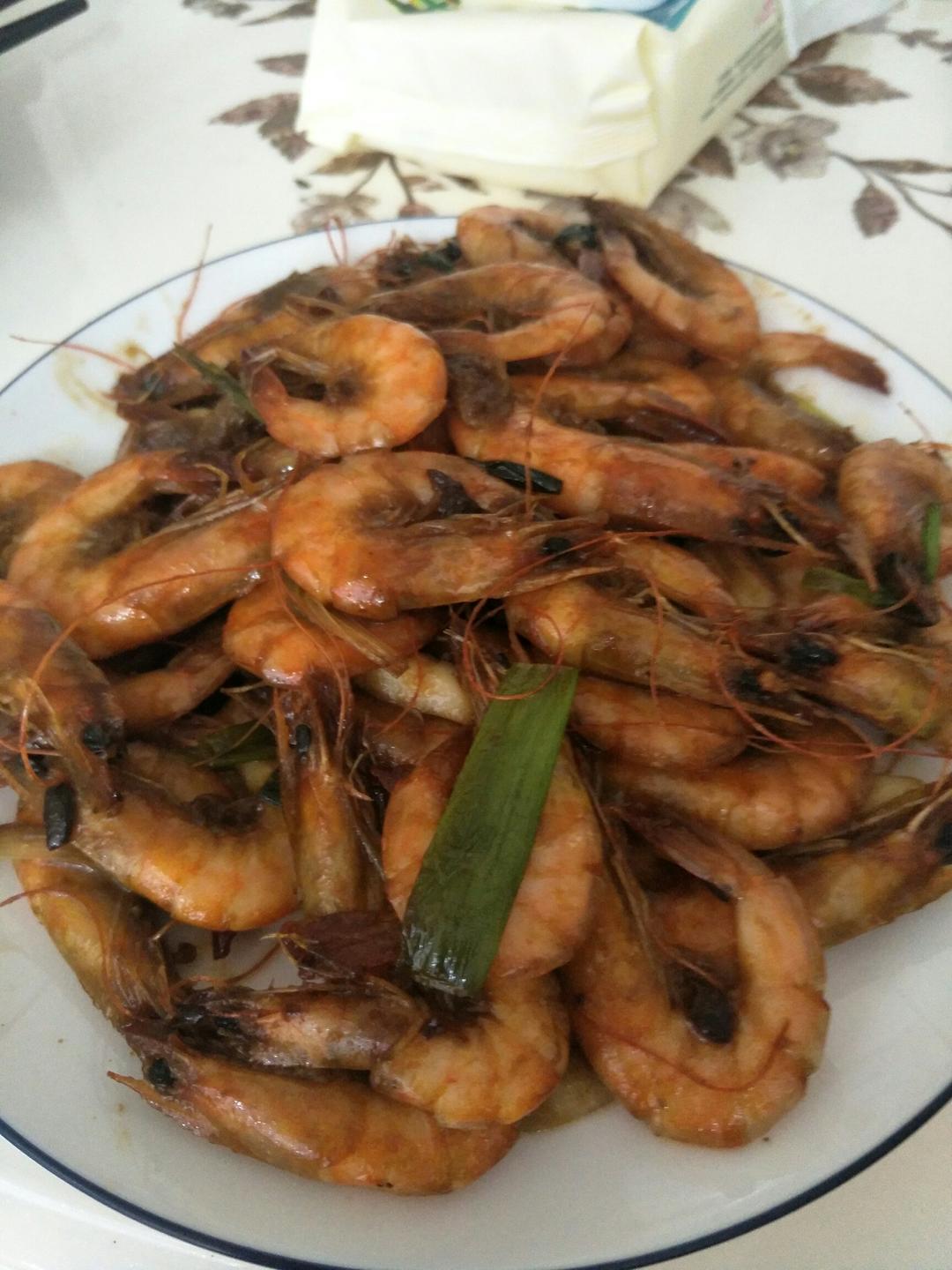 干烧大对虾