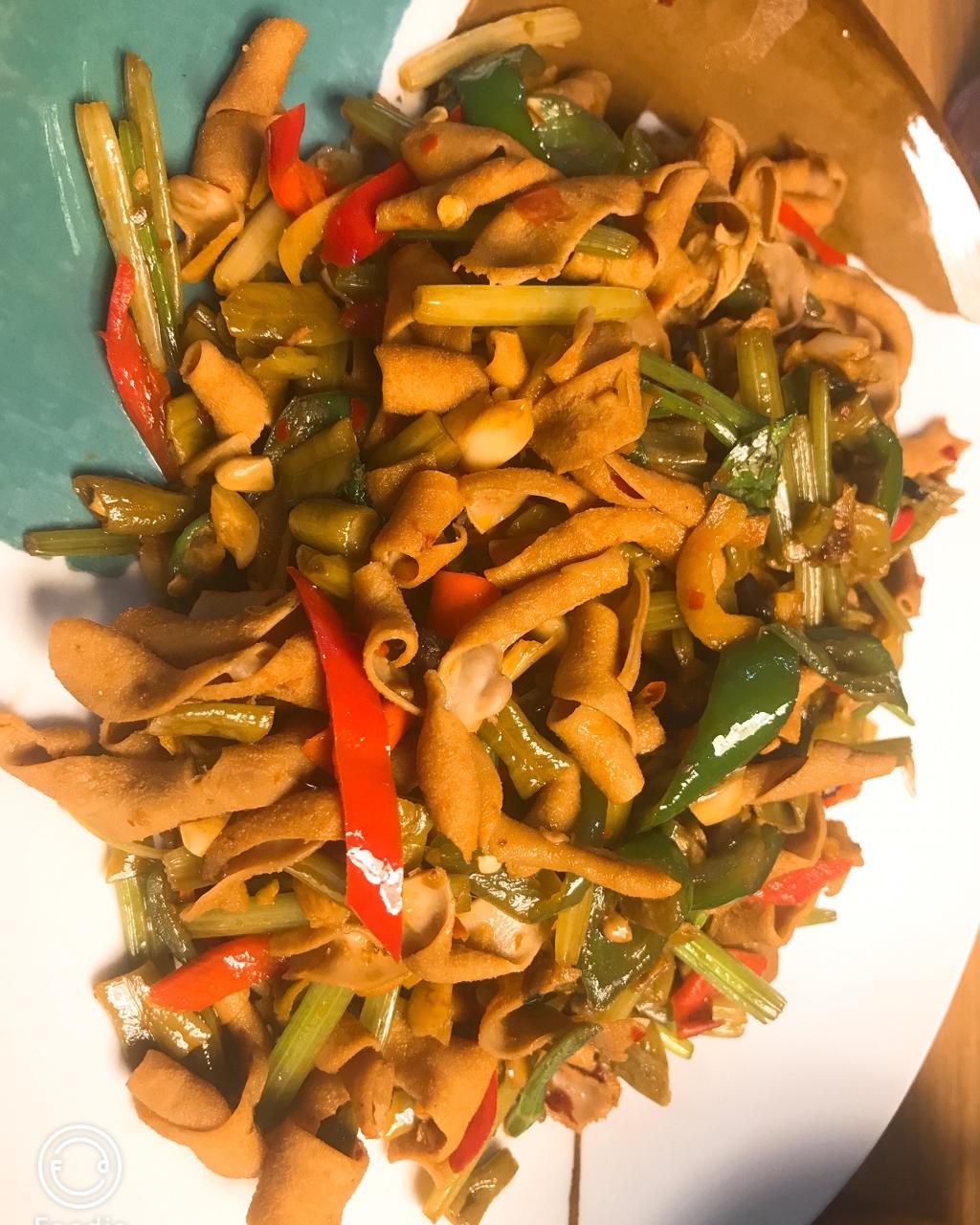璎珞欣儿做的酸辣鸭肠