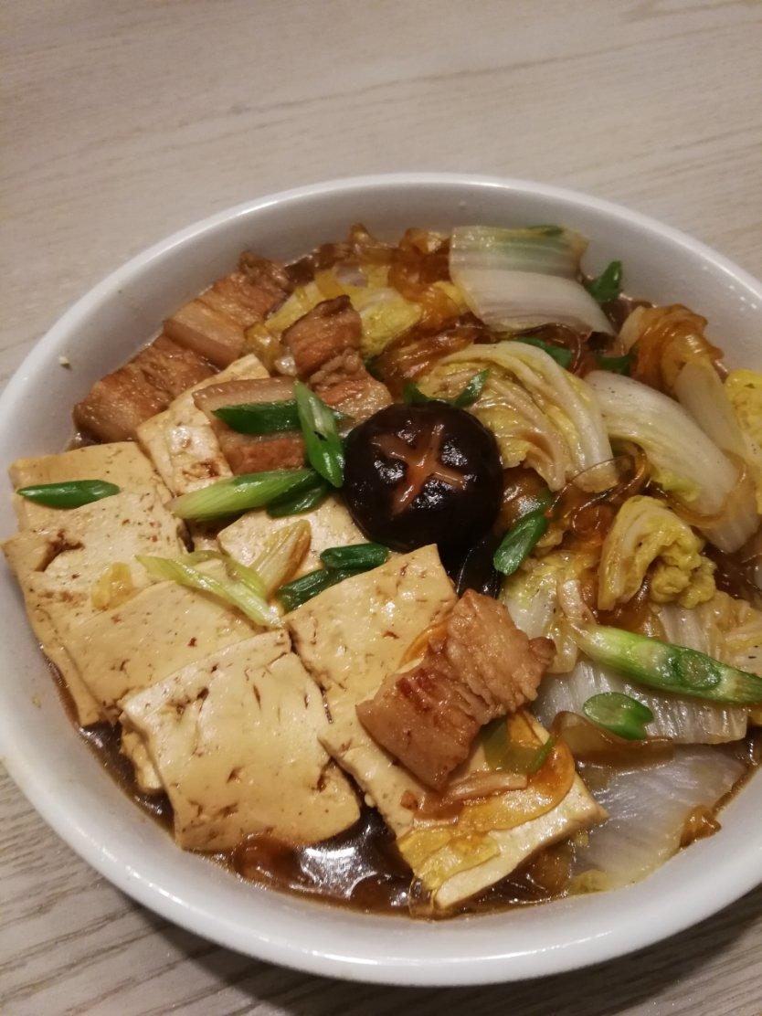 白菜豆腐炖粉条