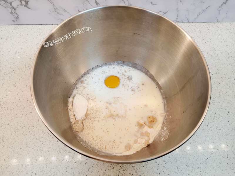 纯奶手撕吐司的做法 步骤1