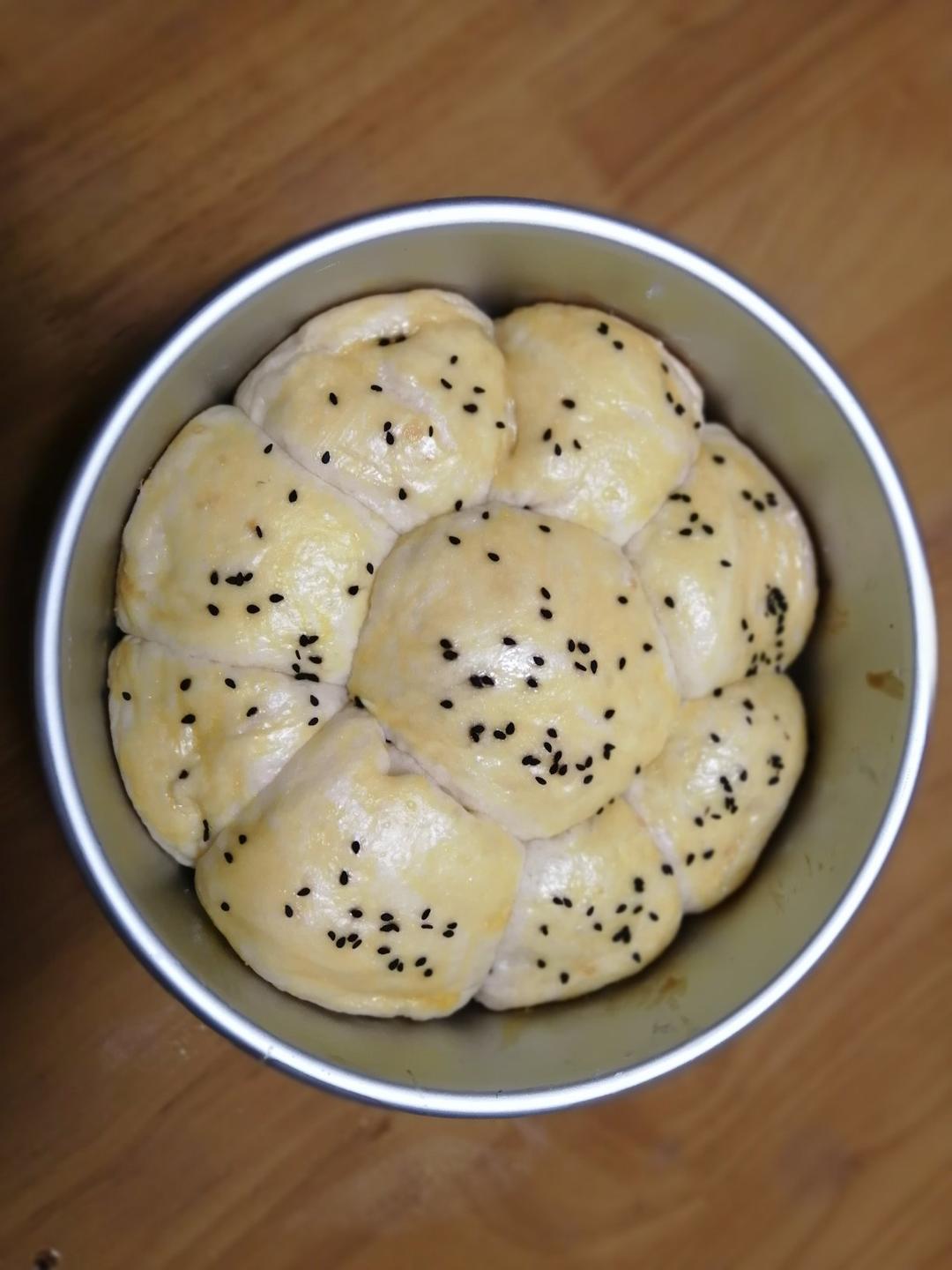 蒸面包(普通面粉、简单快手、一次发酵、低糖少油不上火、非常适合小宝宝吃)