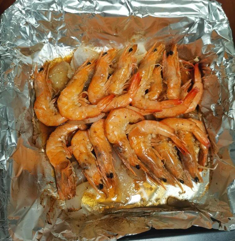 烤箱版烤大虾