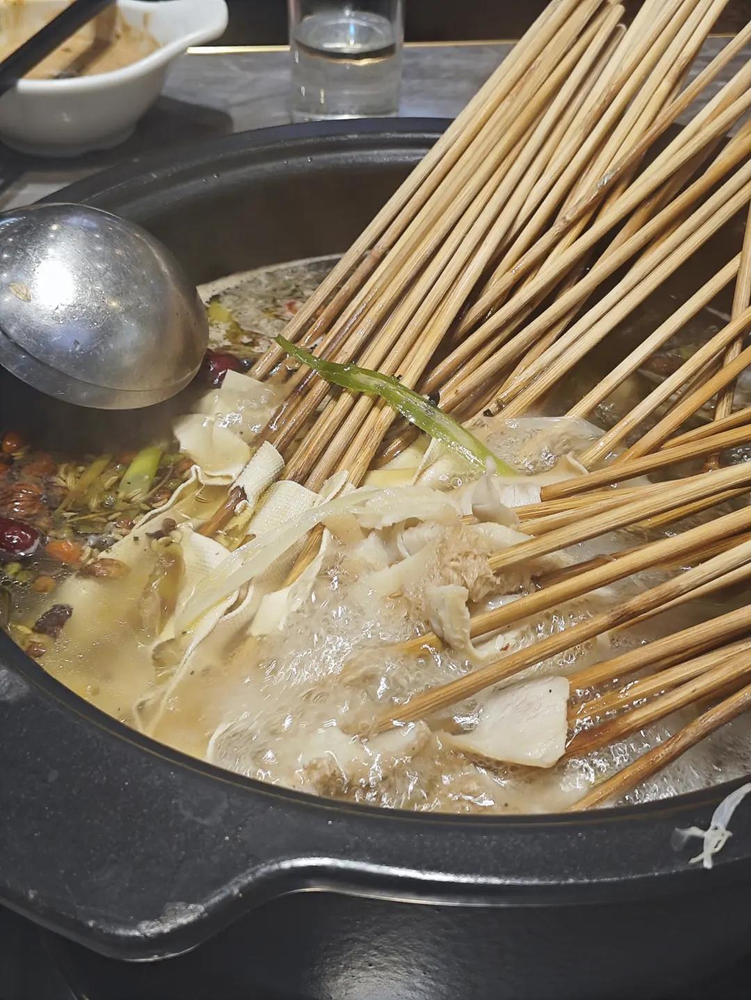 神还原西安味道#涮牛肚#