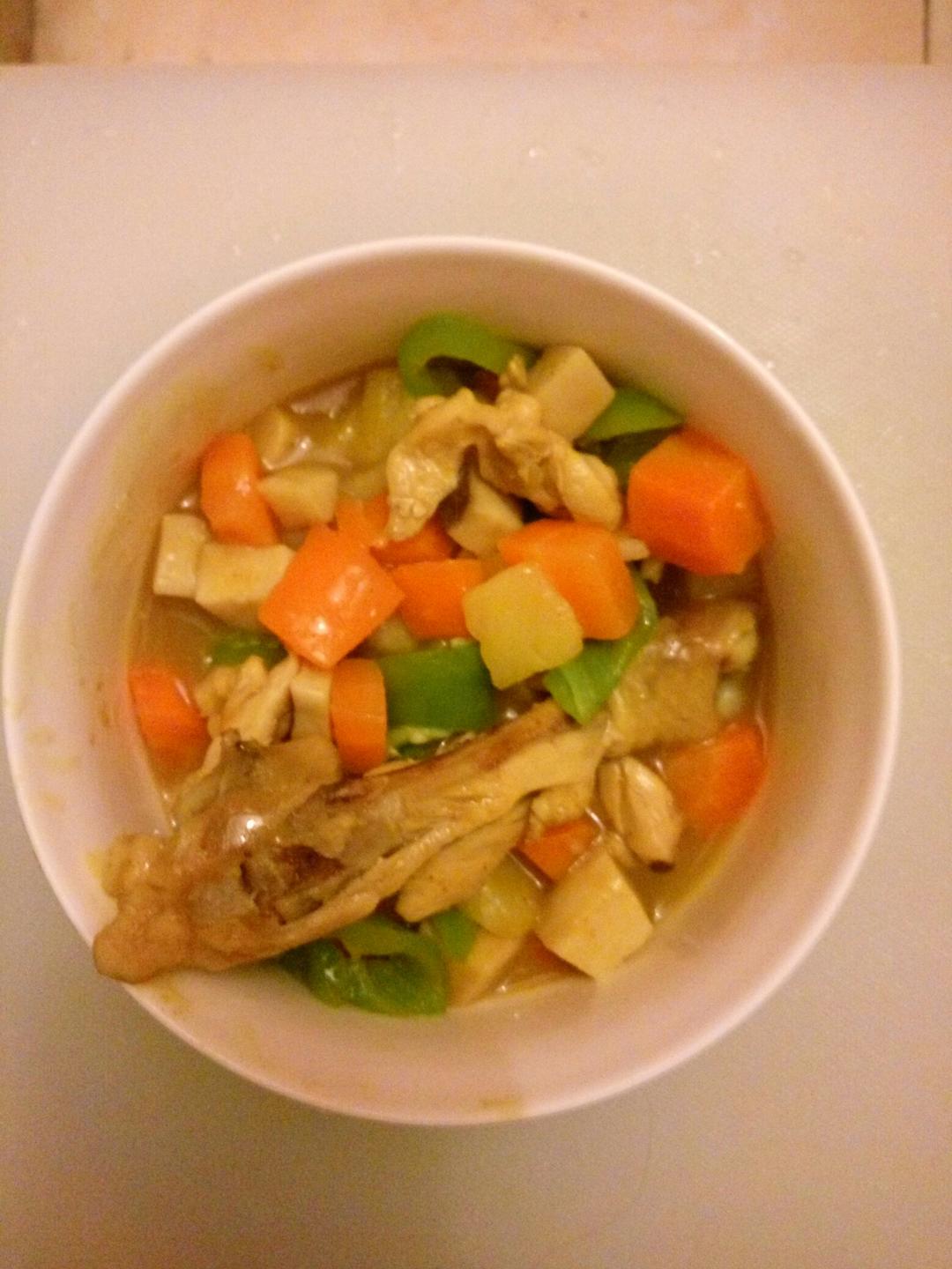 咖喱鸡肉饭