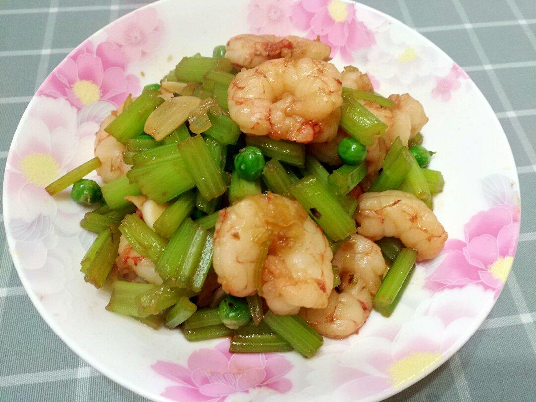 西芹虾仁