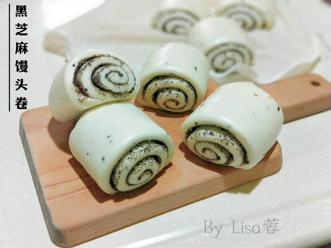 奶香黑芝麻馒头（一次性发酵）