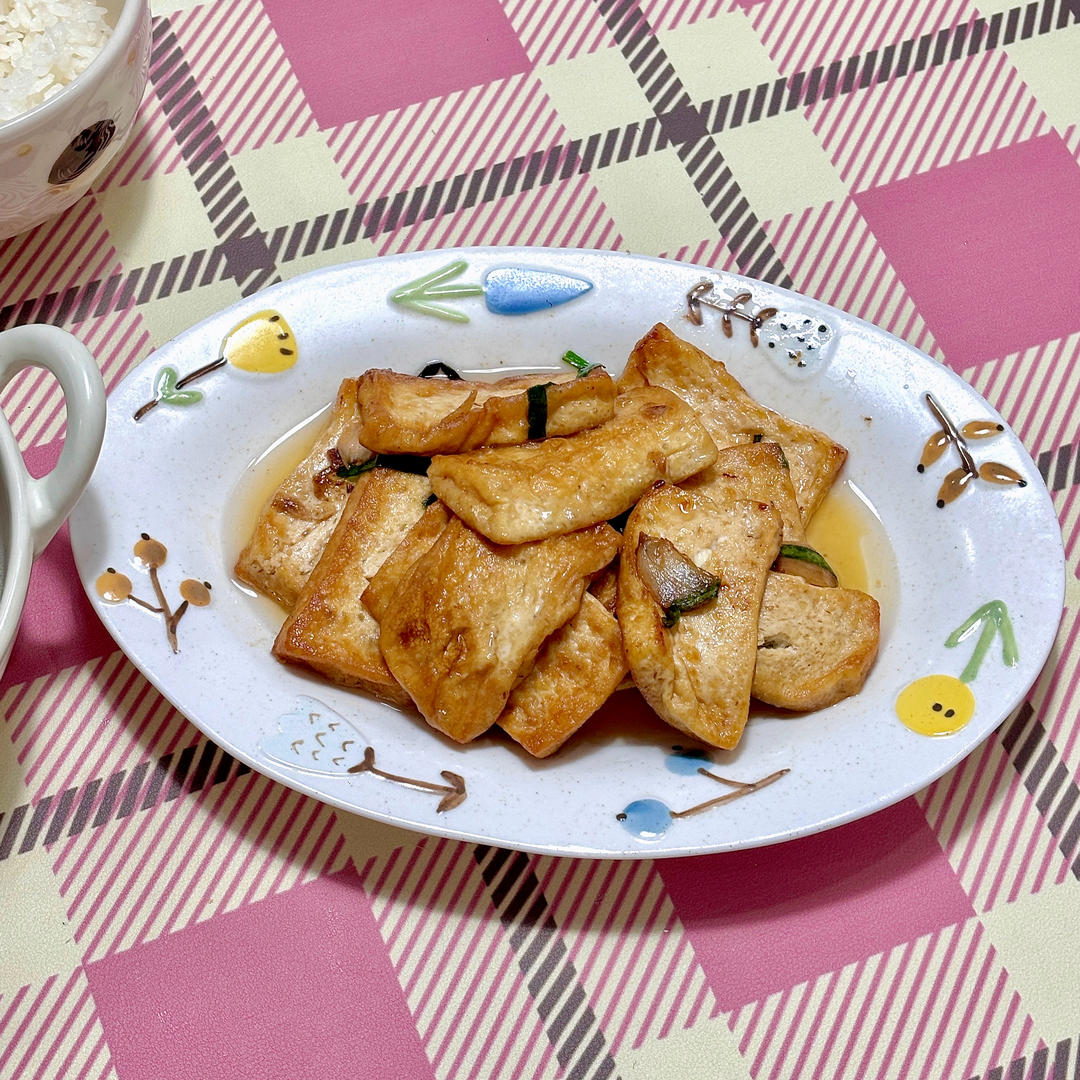 香煎豆腐--家常豆腐