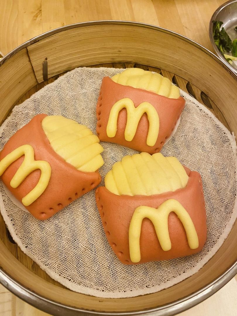 健康的馒头薯条