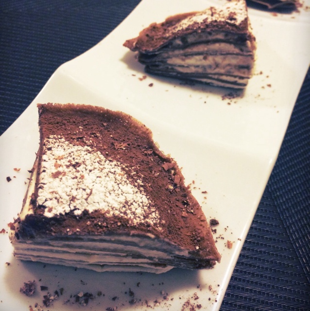 巧克力千层可丽饼