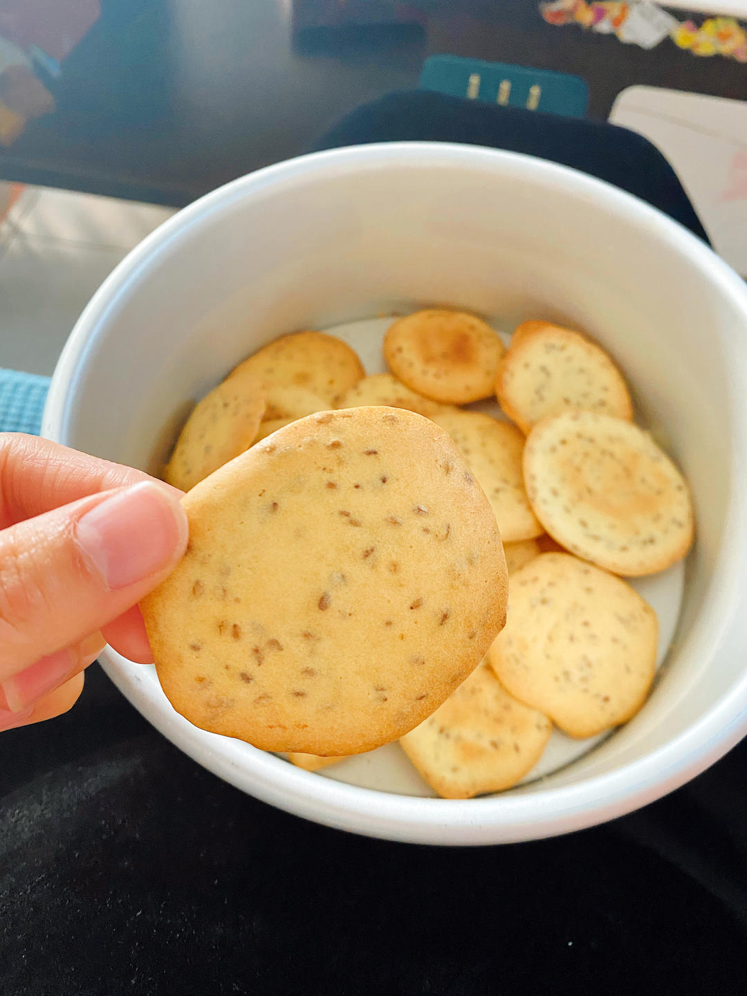 鸡蛋薄脆小饼干🥚（用料少，步骤简单）