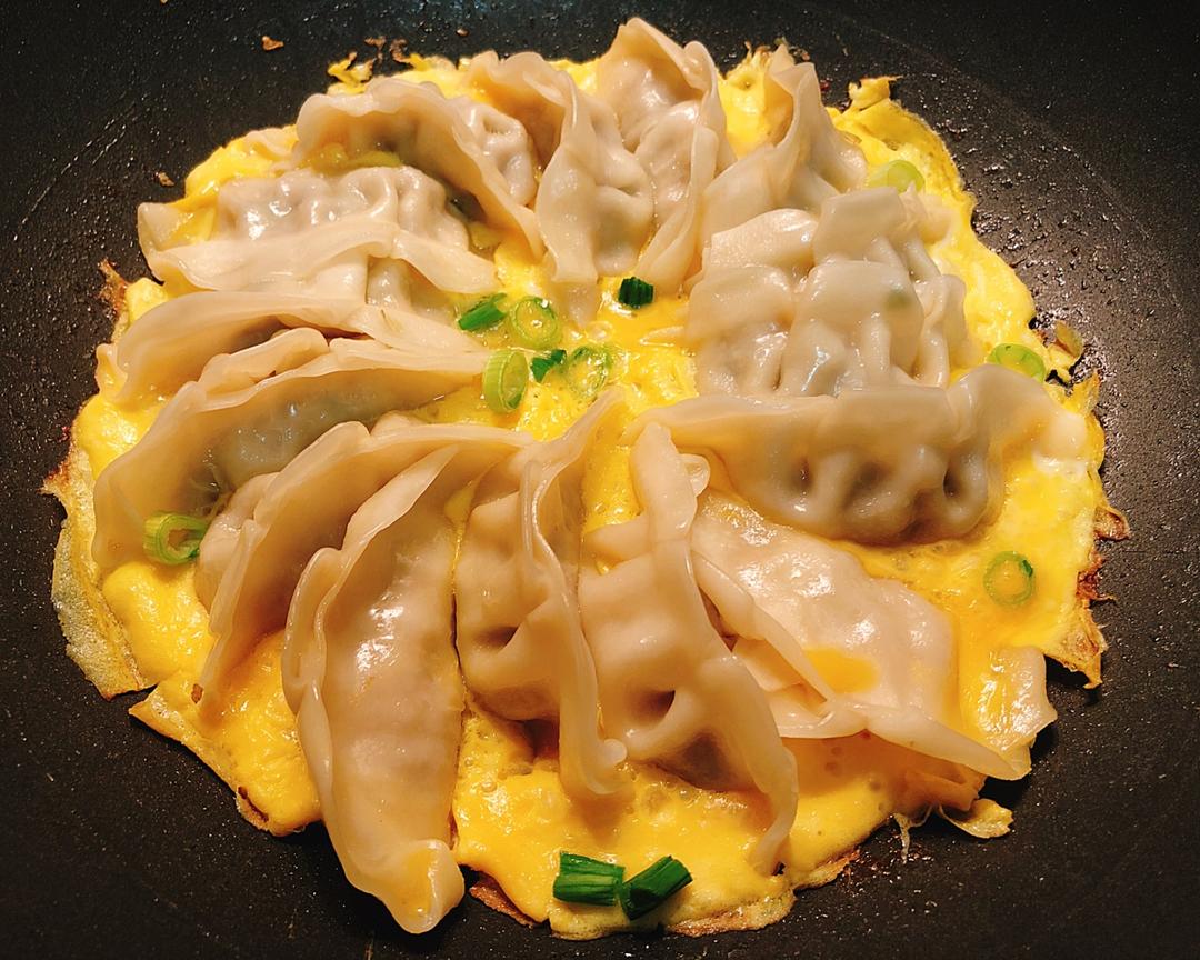 懒人快手抱蛋煎饺