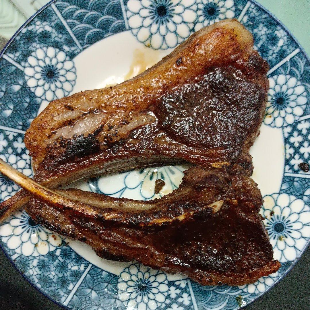 五分钟快手孜然香煎羊排