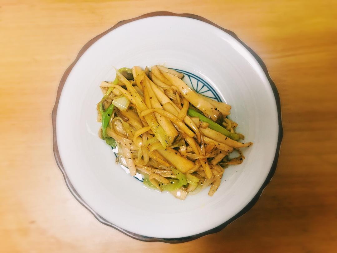 爆炒杏鲍菇