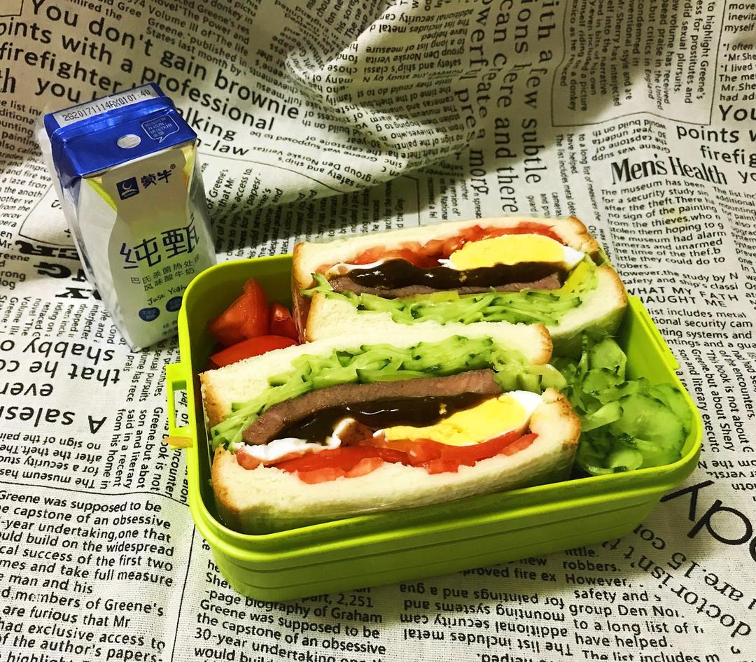 如何做超厚的沼三明治~详细tip！牛油果鸡蛋午餐肉三明治~