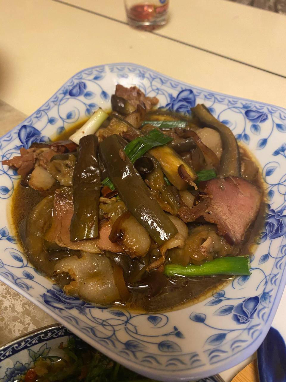 腊肉茄子煲