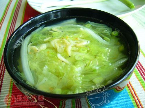虾米（皮）白菜汤的做法