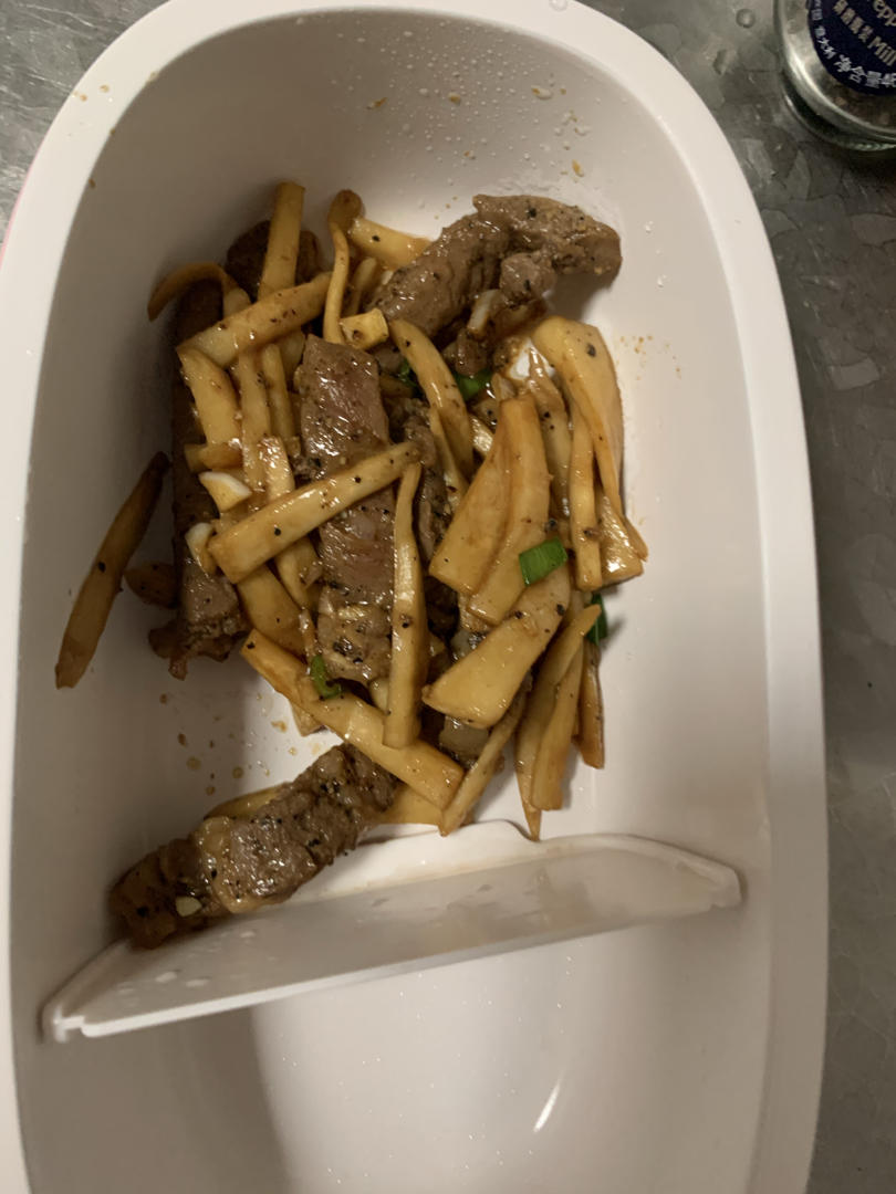杏鲍菇炒牛肉改进版