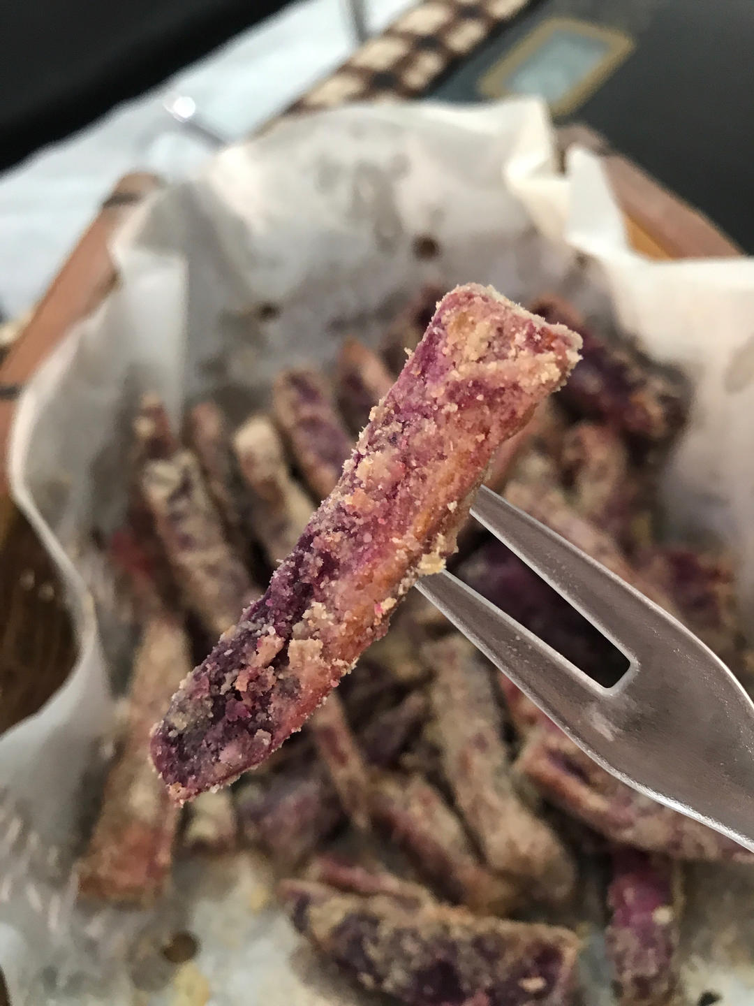 空气炸锅甘梅地瓜条